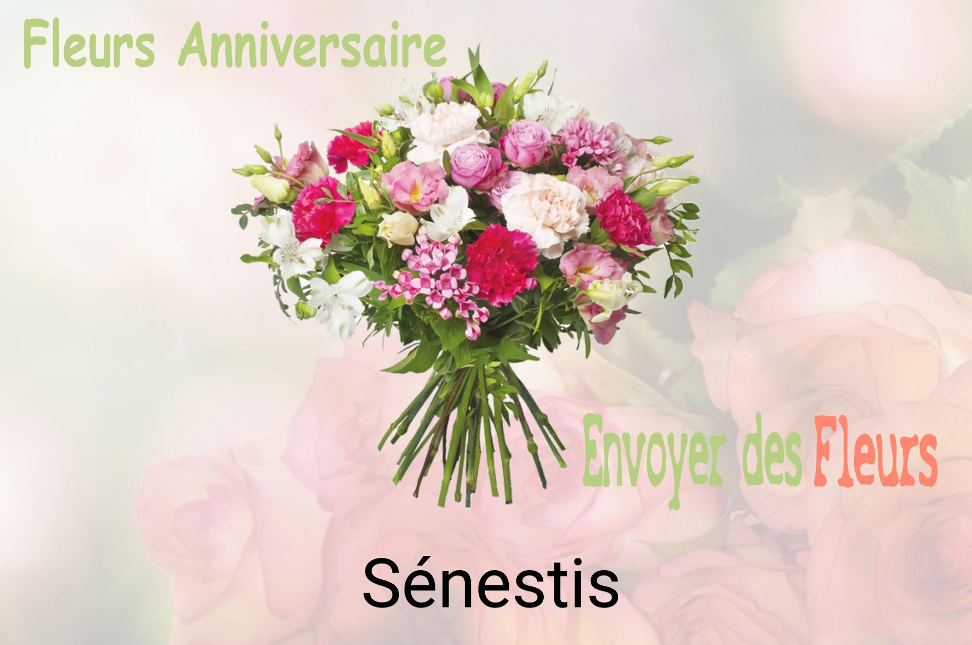 Bouquet de fleurs d’anniversaire livré à Sénestis